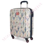 TROLLEY "PEPE JEANS" ROMBI, IN ABS, cm. 40x55x20 CON CHIUSURA TSA E 4 RUOTE